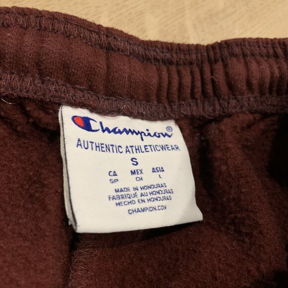 Champion Springfield College Pride Sweatpants Men's Small S Burgundy Pants - Picture 3 of 5